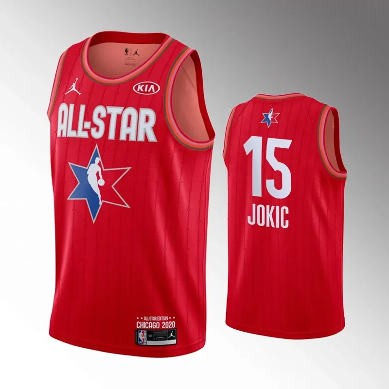 2020 NBA All Star Luka Doncic #77 Red Limited Edition Basketball jersey - Image 4