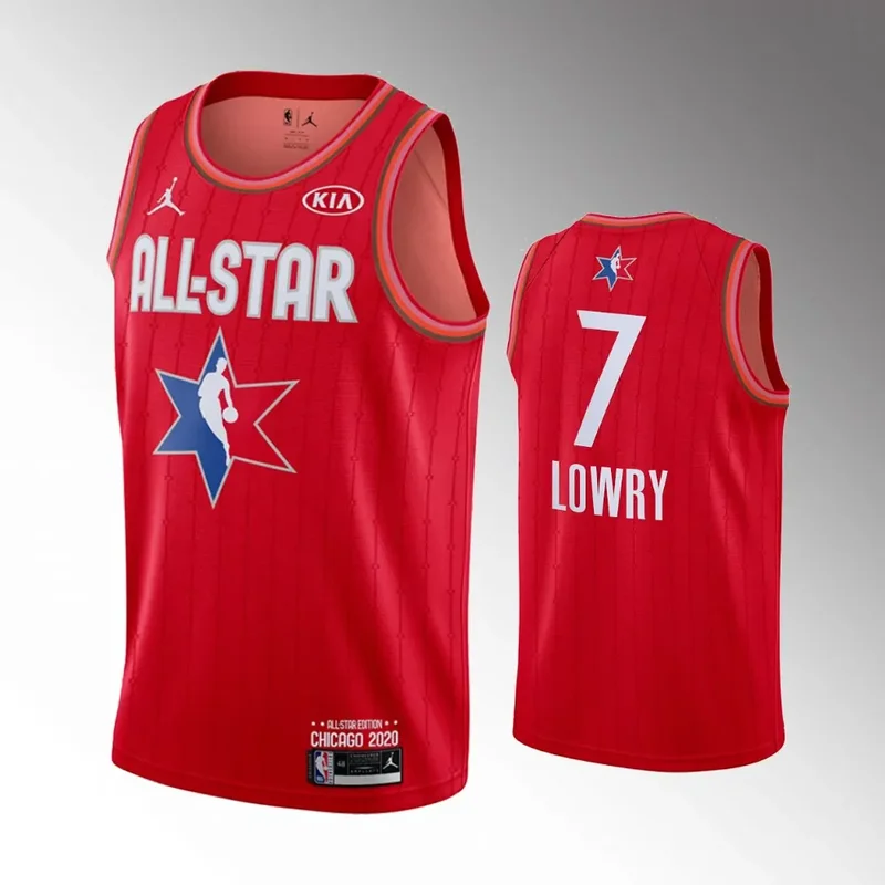 2020 NBA All Star #7 Lowry Red Limited Edition Basketball jersey