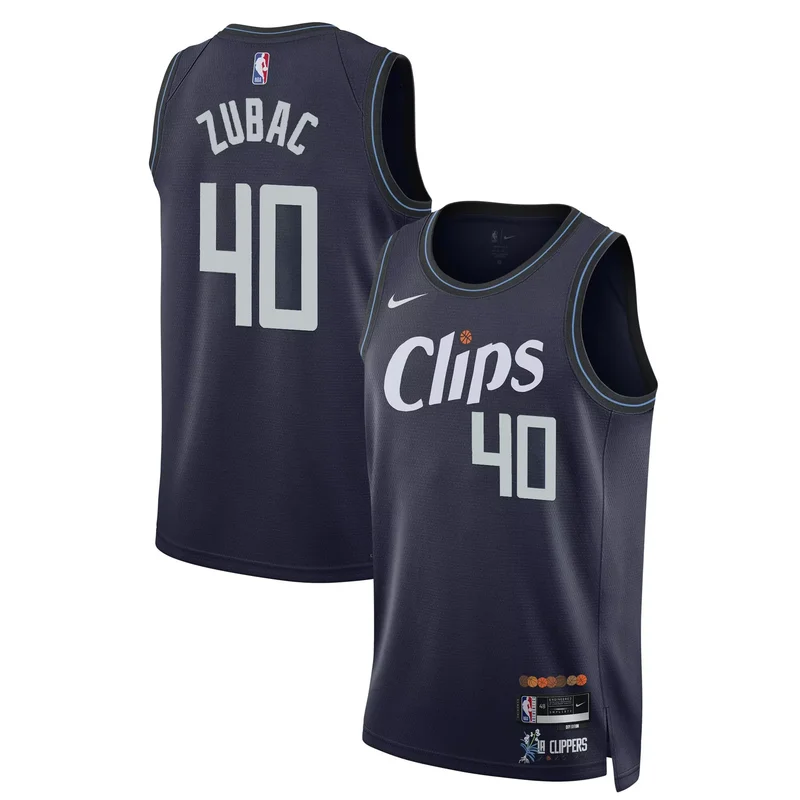 23 24 City Paul George los angeles clippers swingman jersey all stitched - Image 2