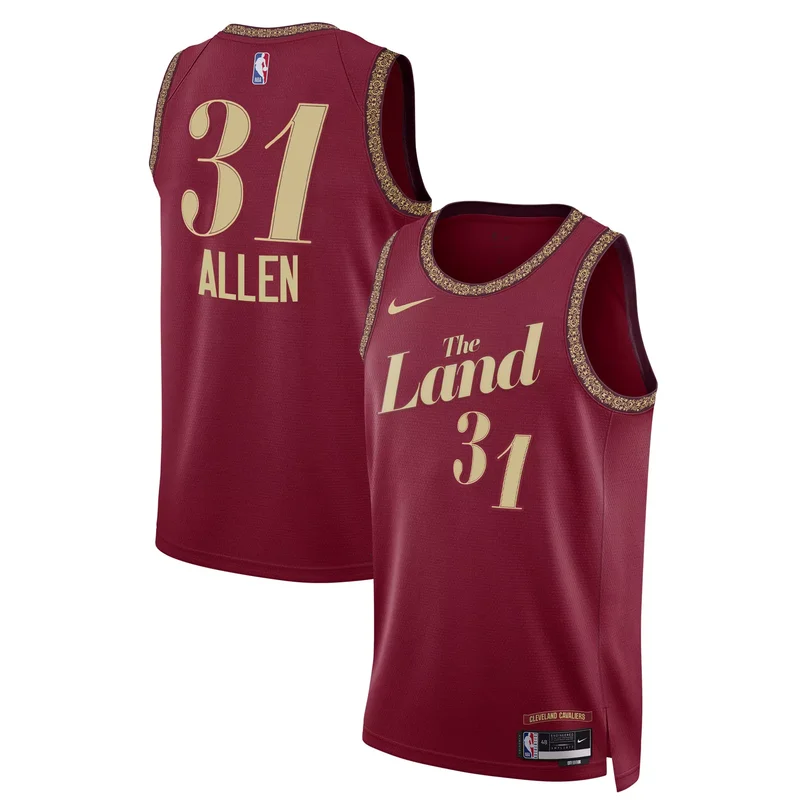 Black Gold Georges Niang cleveland cavaliers swingman jersey all stitched - Image 2
