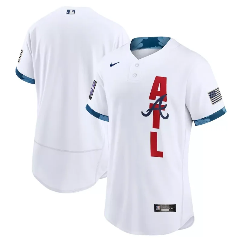 Atlanta Braves #1 Ozzie Albies White 2023 City Connect Baseball jersey - Image 3