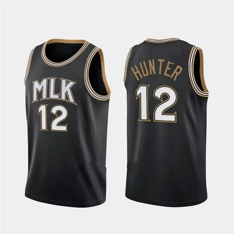 Atlanta Hawks 12 De'Andre Hunter 2021 City Edition City Edition Basketball jersey