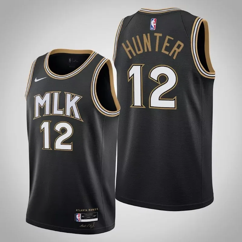 Atlanta Hawks #12 De'Andre Hunter Eagle City Edition Basketball jersey