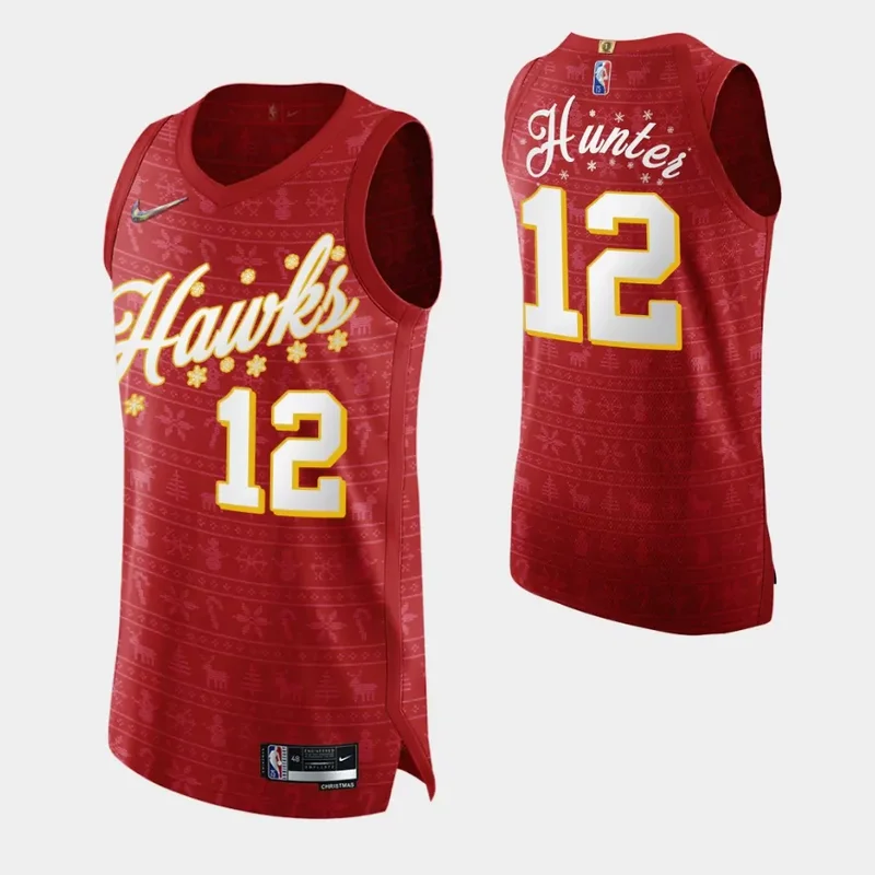 Atlanta Hawks #12 De'Andre Hunter Eagle City Edition Basketball jersey - Image 3