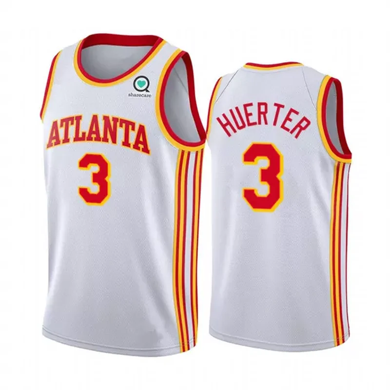 Atlanta Hawks 17 Clint Capela White Association Edition Basketball jersey - Image 3