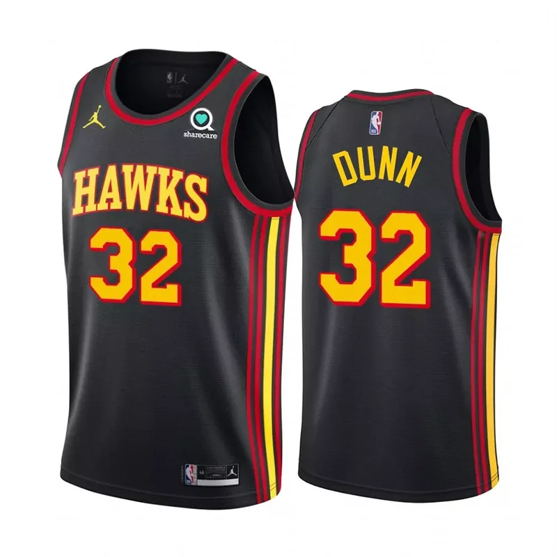 Atlanta Hawks 3 Kevin Huerter Eagle Black Basketball jersey - Image 3