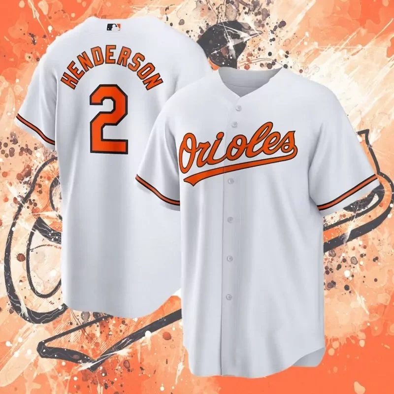 Baltimore Orioles #2 Gunnar Henderson Baseball jersey