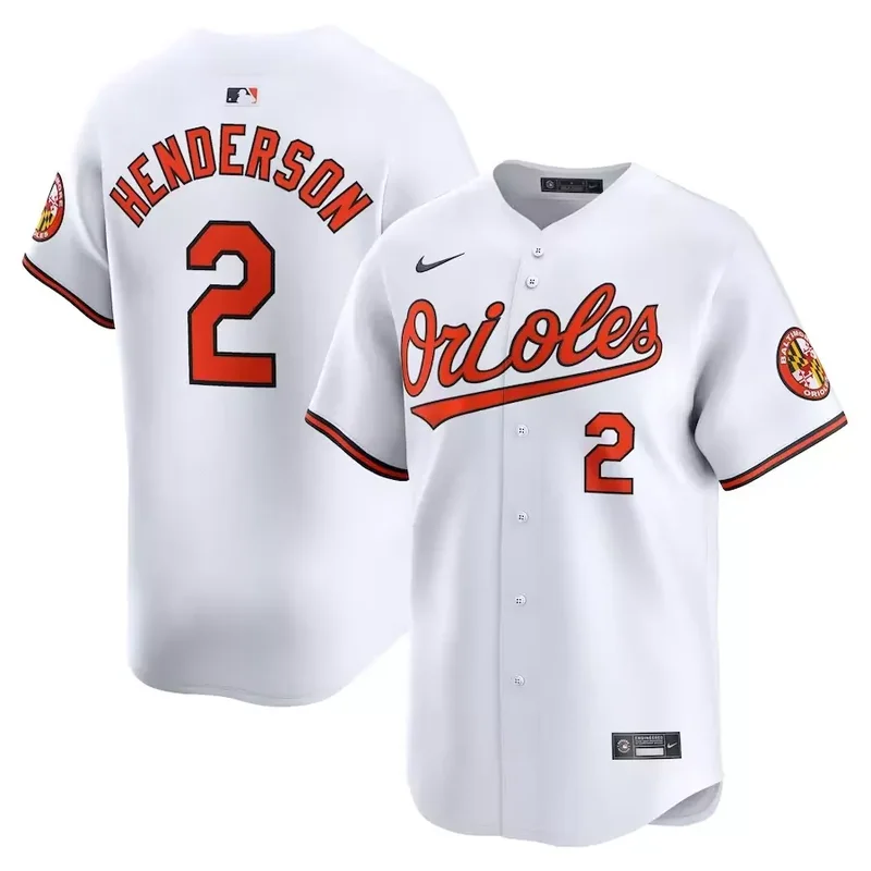 Baltimore Orioles #25 Anthony Santander Home Limited Player White Baseball jersey - Image 3