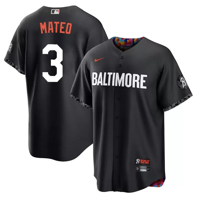 Baltimore Orioles #30 Grayson Rodriguez Black 2023 City Connect Cool Base Baseball jersey - Image 4