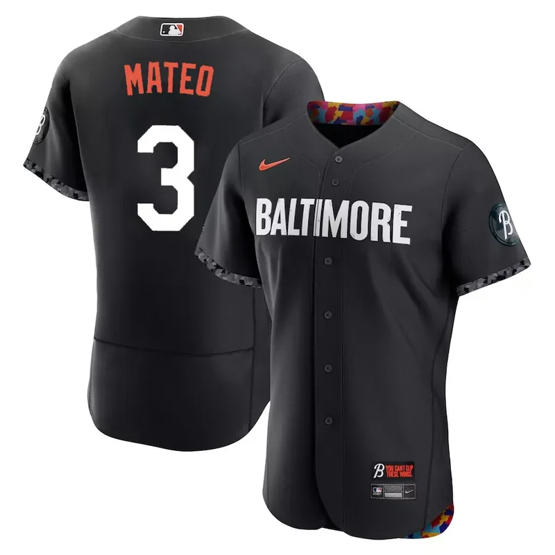 Baltimore Orioles #30 Grayson Rodriguez Black 2023 City Connect Cool Base Baseball jersey - Image 5