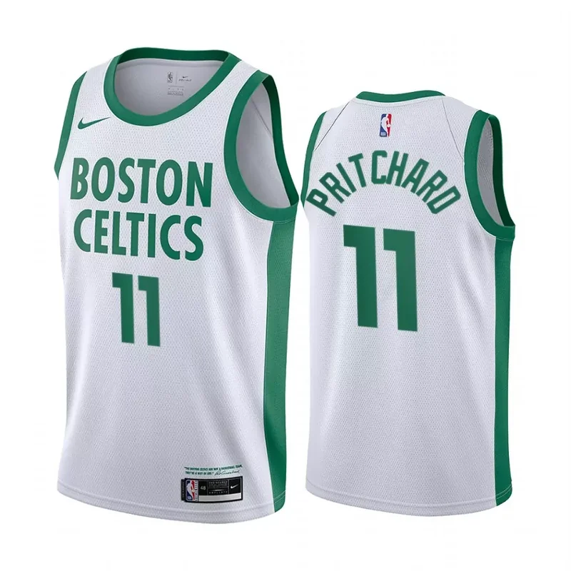 Boston Celtics #11 Payton Pritchard green city edition Basketball jersey - Image 2