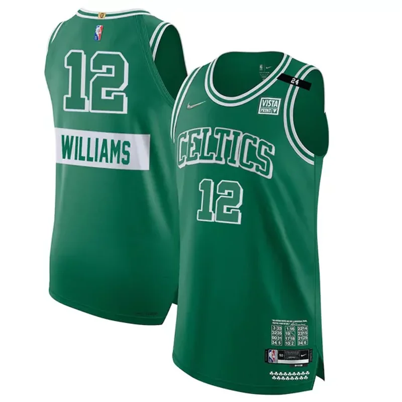 Boston Celtics #4 Jrue Holiday 2024 NBA Finals Basketball jersey - Image 2
