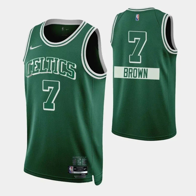 boston celtics jayson tatum 202122 city edition kelly green Basketball jersey - Image 4