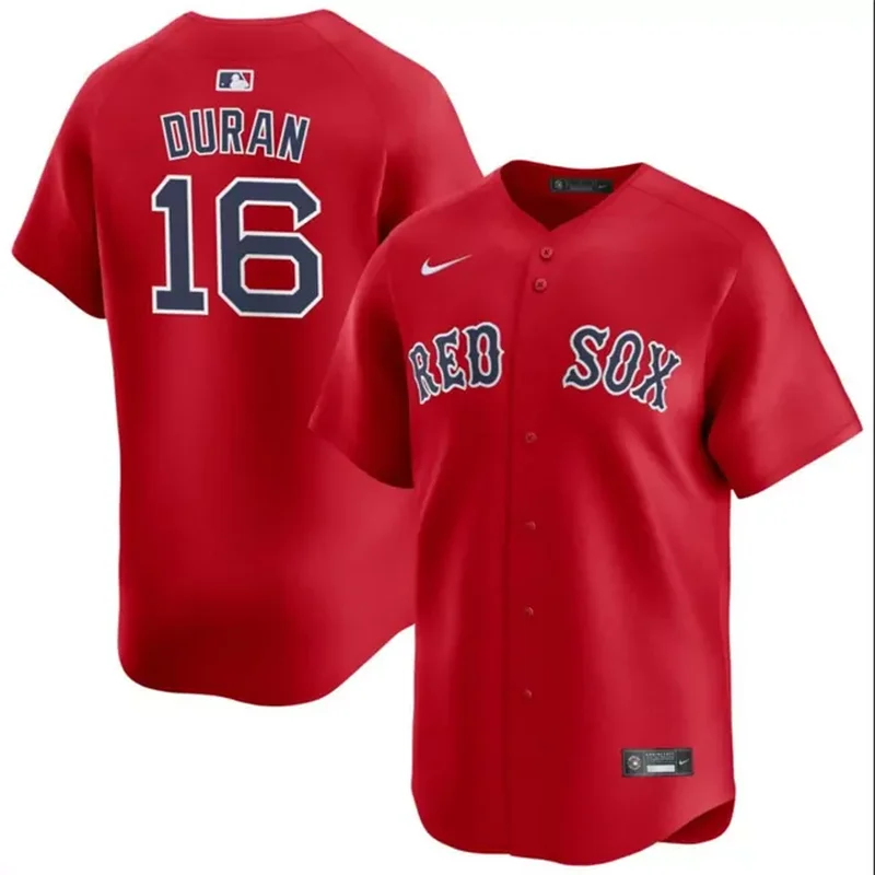 Boston Red Sox Custom name number Away Limited Custom Gray Baseball jersey - Image 2