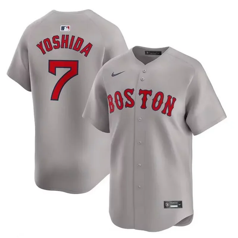 Boston Red Sox #8 Carl Yastrzemski Grey Cooperstown Collection Limited Stitched Baseball jersey - Image 5