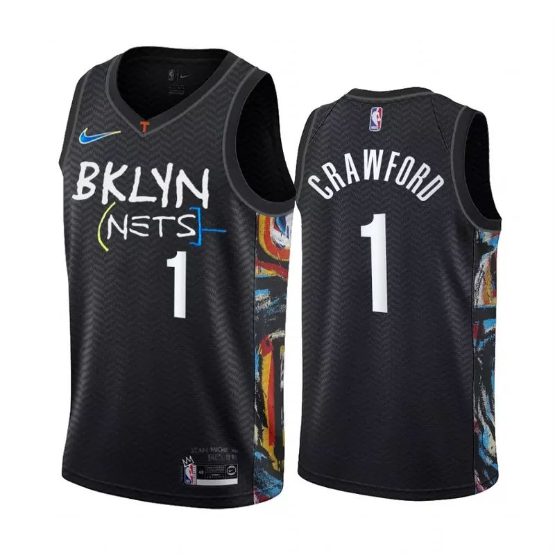 Brooklyn Nets #8 Patty Mills 75th Anniversary City Navy Basketball jersey - Image 5