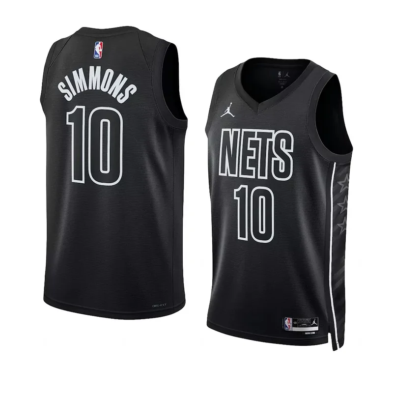 Brooklyn Nets #26 Spencer Dinwiddie Statement Edition 2022 23 Black Swingman Basketball jersey - Image 4