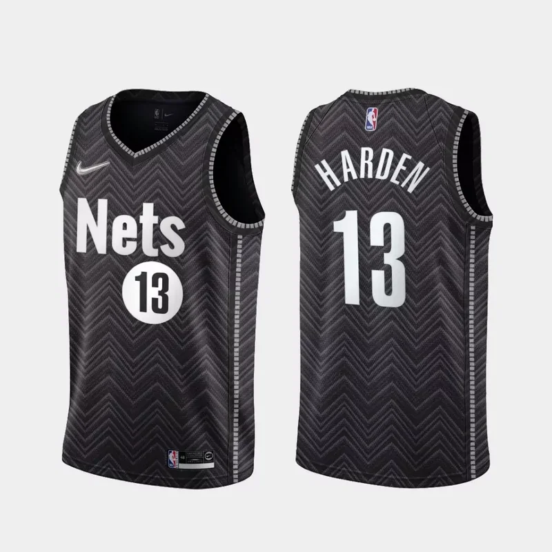 Brooklyn Nets #13 James Harden Reward Black Basketball jersey
