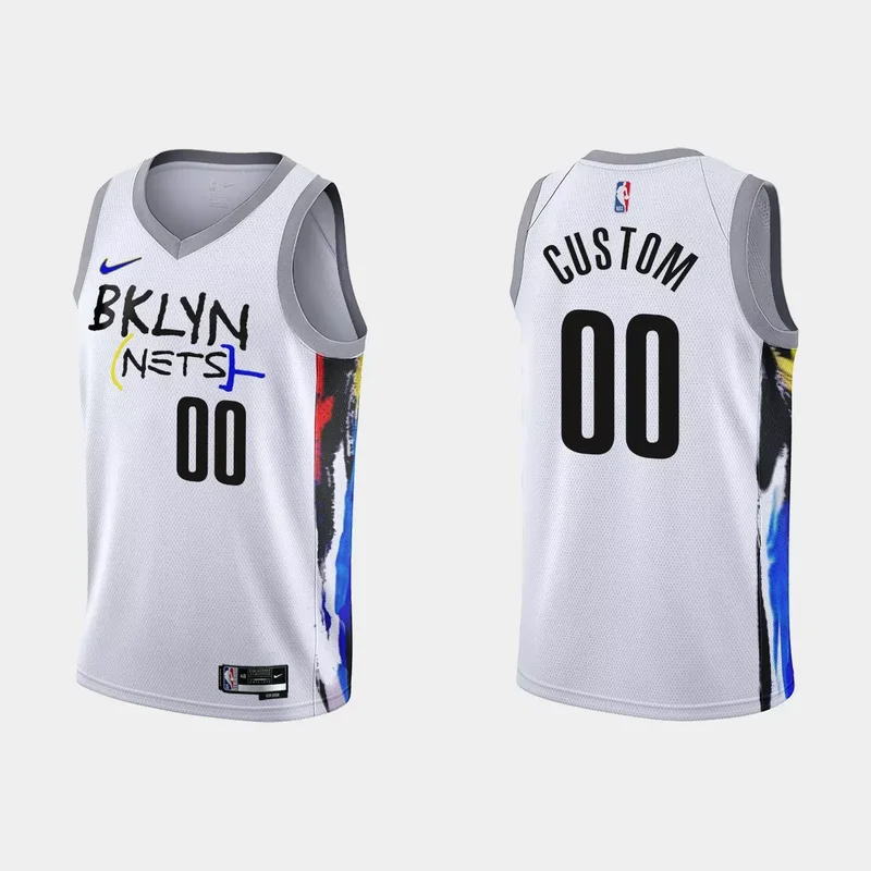 Brooklyn Nets #8 Patty Mills 75th Anniversary City Navy Basketball jersey - Image 3