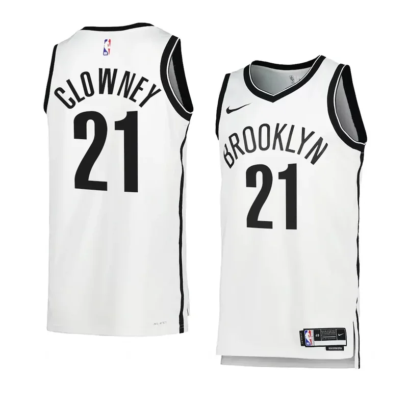 Brooklyn Nets #88 markieff morris 2022 23 white Basketball jersey - Image 3