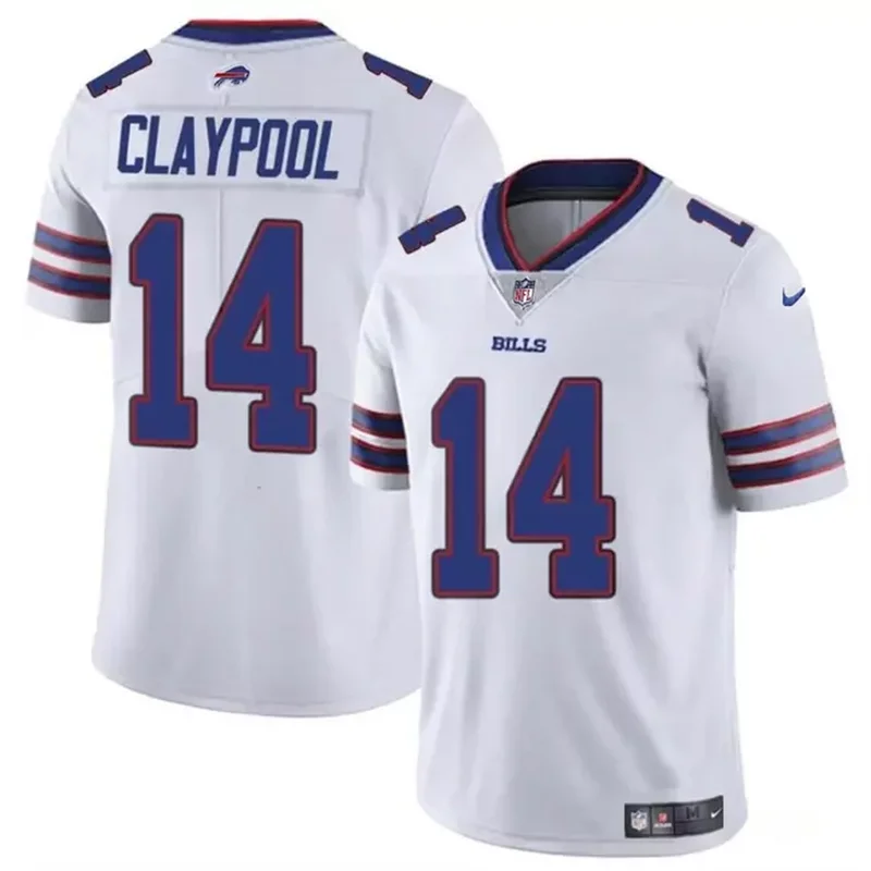 Buffalo Bills #14 Chase Claypool White 2024 Vapor Untouchable Limited Stitched Football jersey