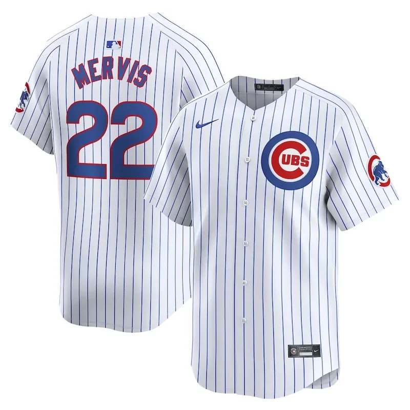 Chicago Cubs #14 Ernie Banks Home Retired Player White Baseball jersey - Image 3