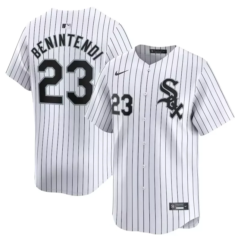 Mens Chicago White Sox White Home 2020 Team Baseball jersey - Image 5