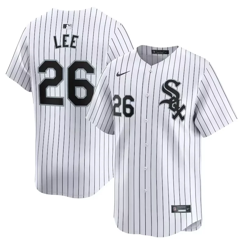 Chicago White Sox #33 Lance Lynn Home Limited Player White Baseball jersey - Image 3