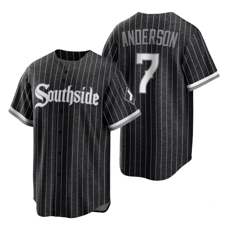 Chicago White Sox #7 Tim Anderson 2021 City Connect Southside Baseball jersey