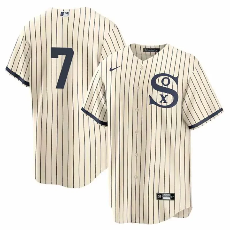 Mens Chicago White Sox Black 2020 Spring Training Team Baseball jersey - Image 2