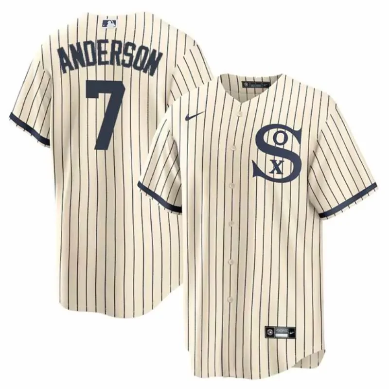 Mens Chicago White Sox Black 2020 Spring Training Team Baseball jersey - Image 4