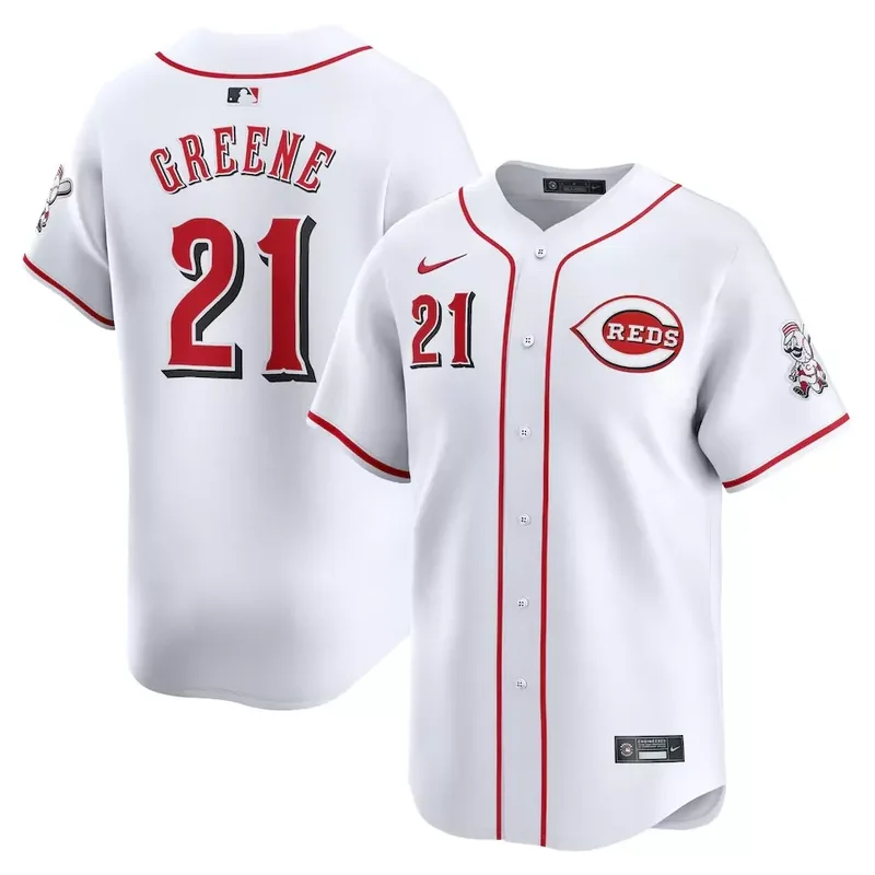 Cincinnati Reds #47 Frankie Montas Home Limited Player White Baseball jersey - Image 2