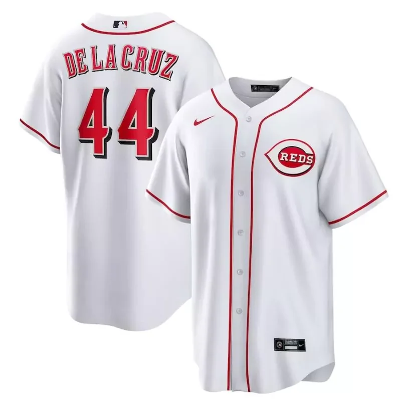 Cincinnati Reds #40 Nick Lodolo Home Limited Player White Baseball jersey - Image 5