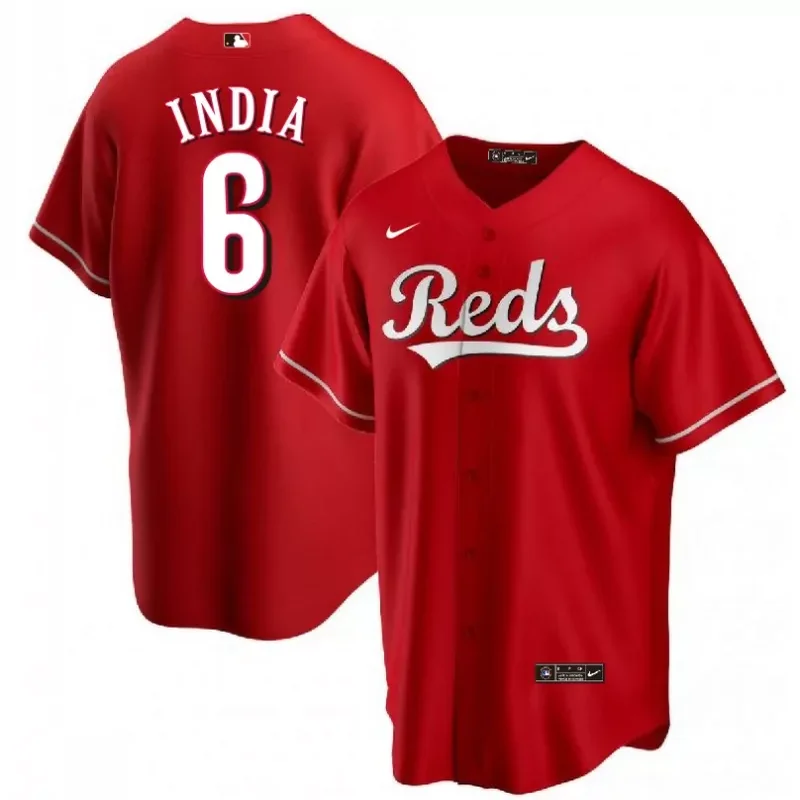 Cincinnati Reds #6 India V2002 Baseball jersey