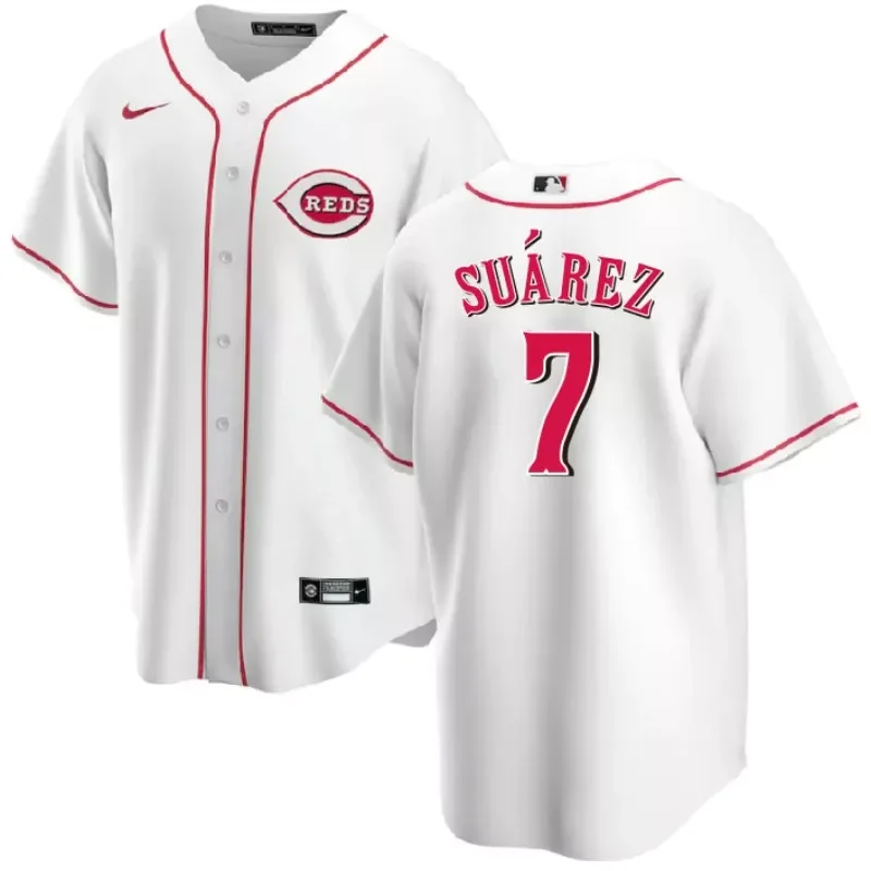 Cincinnati Reds #7 Eugenio Suarez Baseball jersey