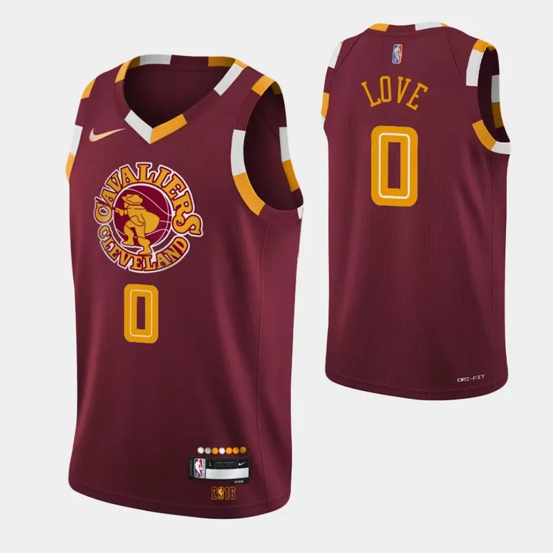 Cleveland Cavaliers #10 Darius Garland 75th Anniversary City Wine Basketball jersey - Image 2