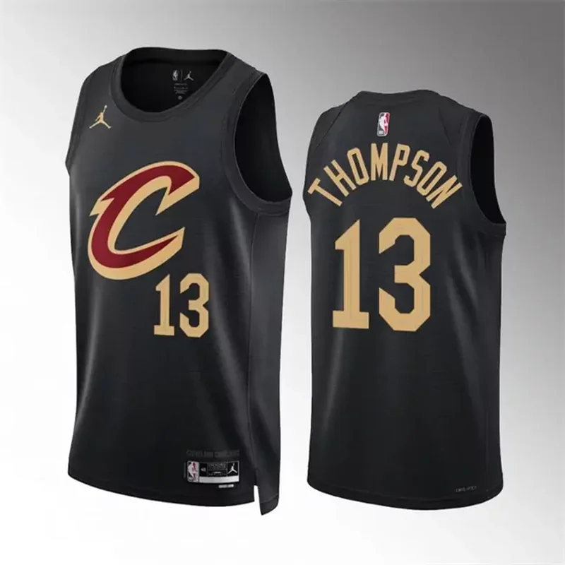 Cleveland Cavaliers #13 Tristan Thompson Black Statement Edition Stitched Basketball jersey