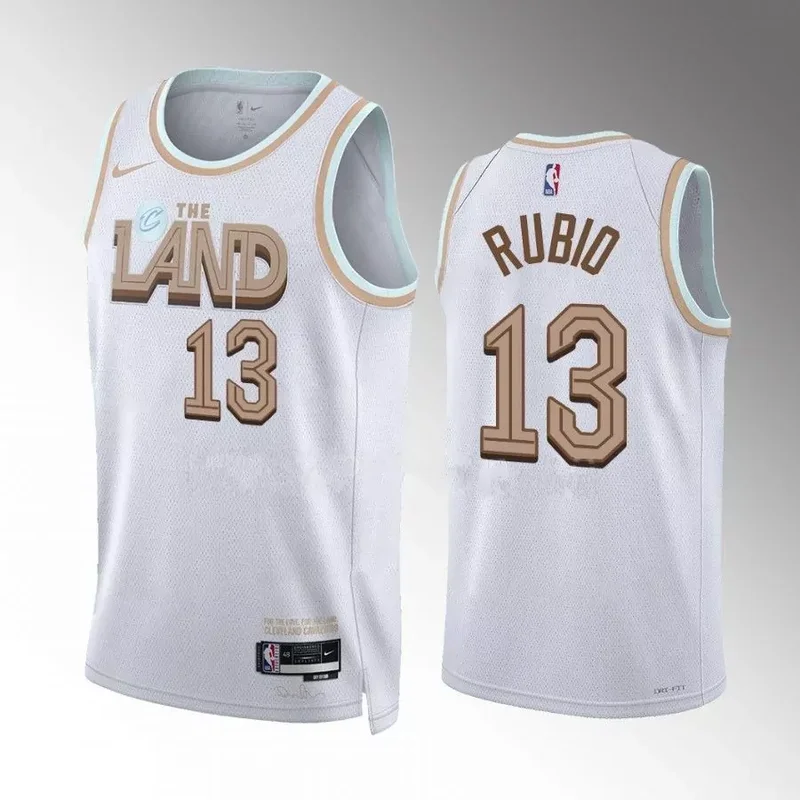 Cleveland Cavaliers Unisex 2022 23 Custom City Edition White.webp Basketball jersey - Image 2