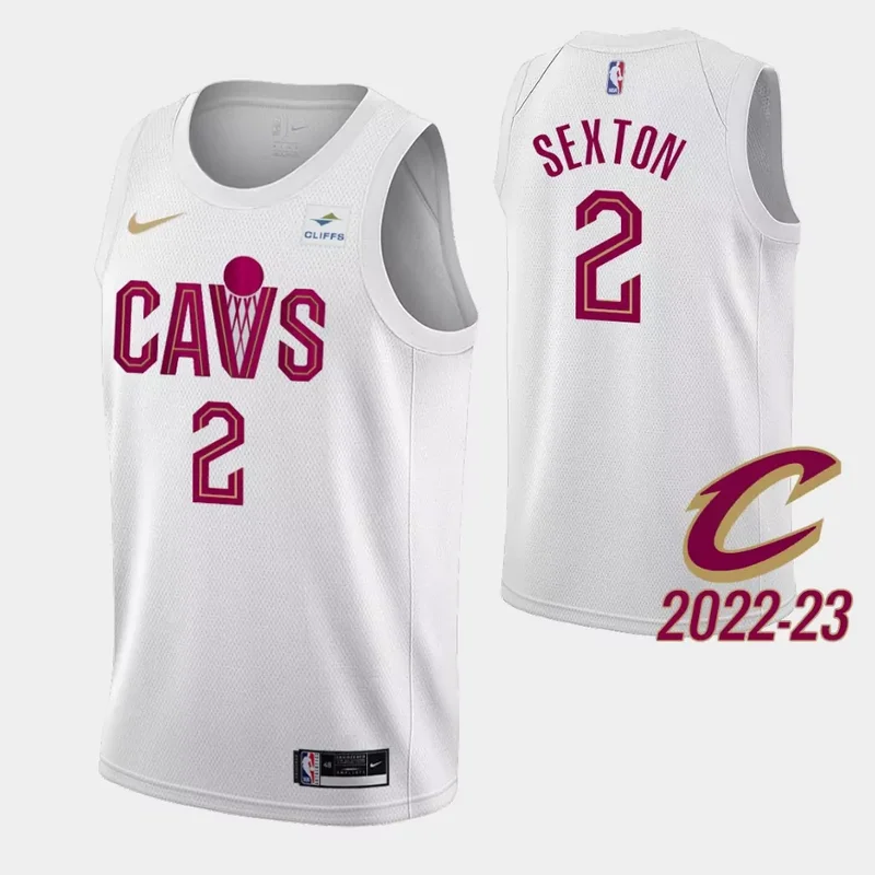 Cleveland Cavaliers #31 Jarrett Allen 2022 23 wine Icon edition Basketball jersey - Image 4