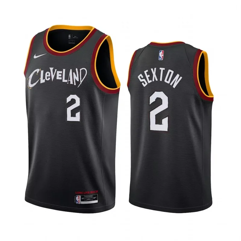 Cleveland Cavaliers #99 Tacko Fall 75th Anniversary City Wine Basketball jersey - Image 2