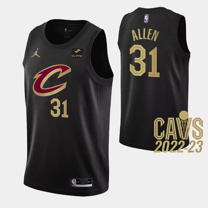 Cleveland Cavaliers #13 Tristan Thompson Black Statement Edition Stitched Basketball jersey - Image 3