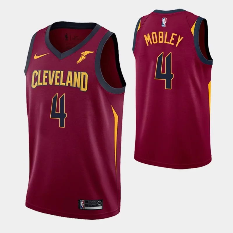 Cleveland Cavaliers #4 Evan Mobley Icon Edition Wine jpg Basketball jersey