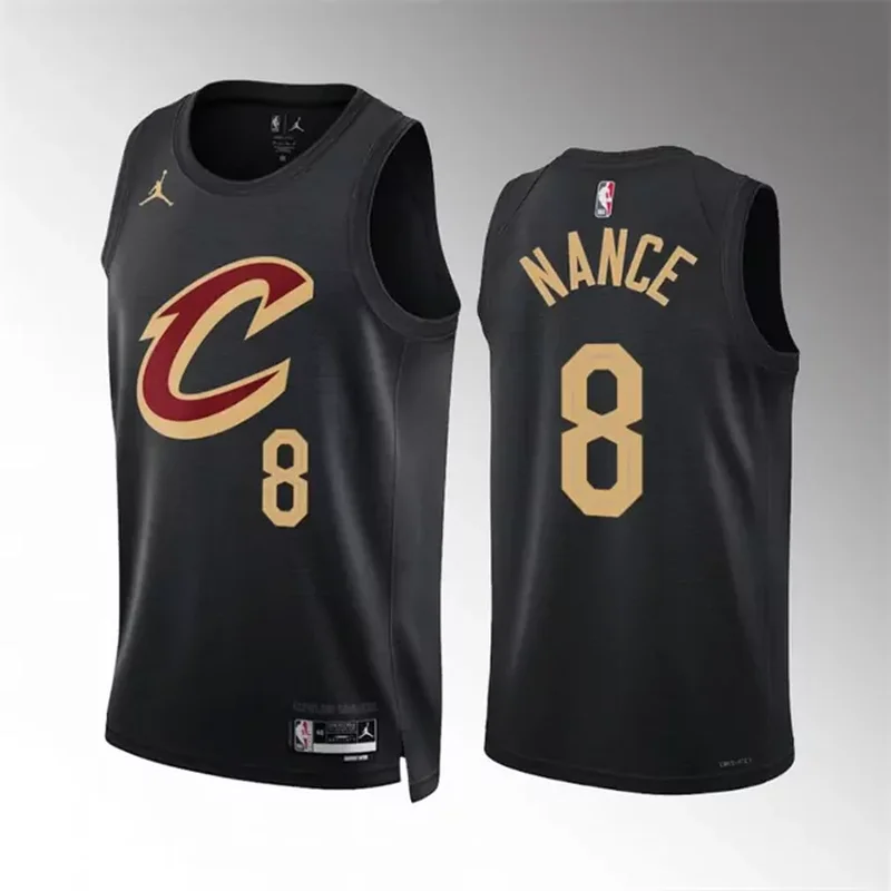 Cleveland Cavaliers #45 Donovan Mitchell 2022 23 Icon Edition Wine Basketball jersey - Image 2