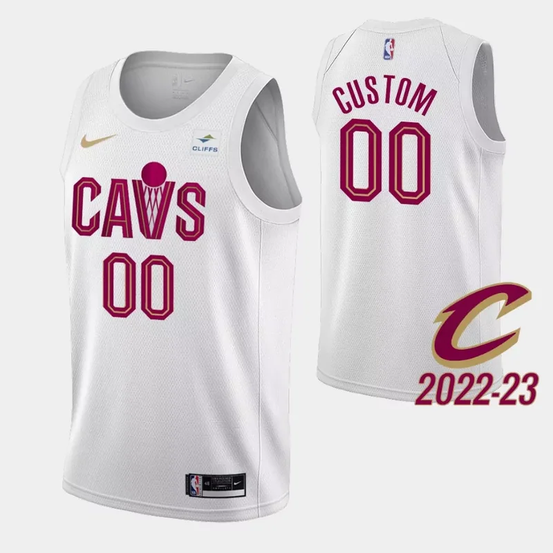 Cleveland Cavaliers custom 2022 23 city edition white jersey 1 Basketball jersey - Image 5
