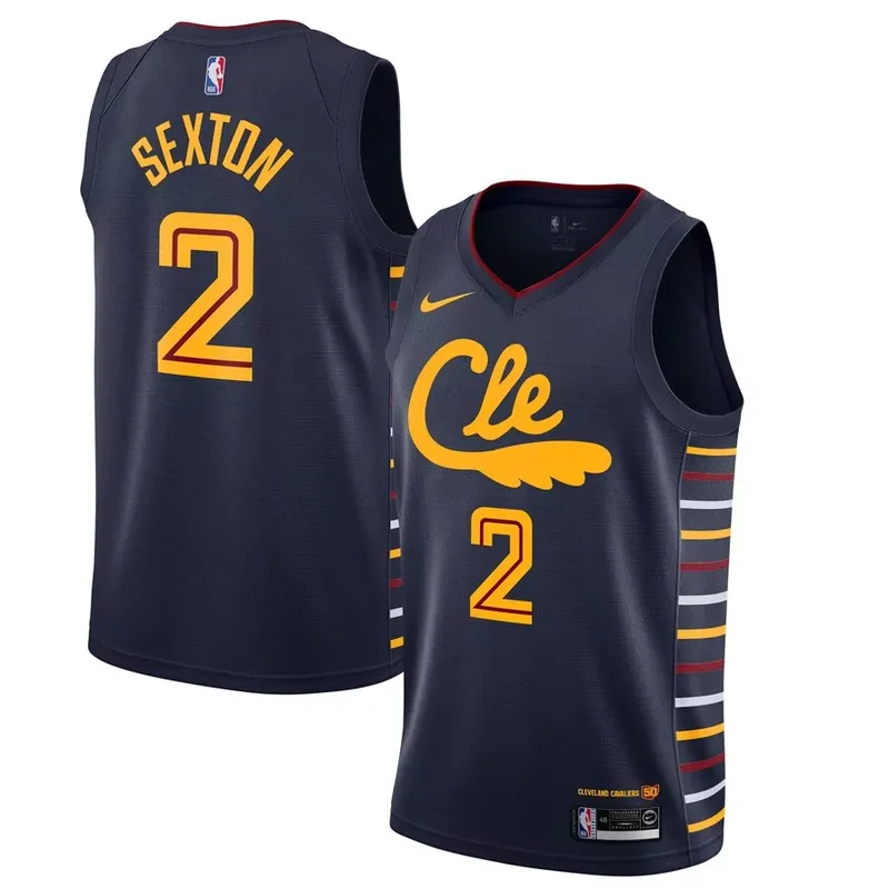 Cleveland Cavaliers #32 Dean Wade 75th Anniversary City Wine Basketball jersey - Image 4