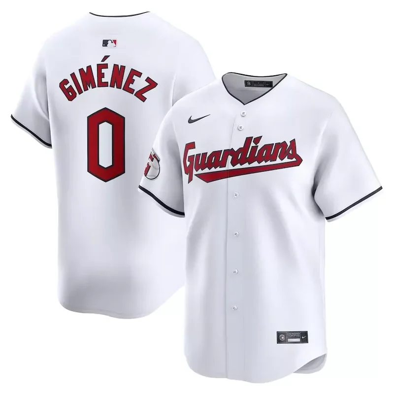 Cleveland Guardians #4 Brayan Rocchio White Cool Base Stitched Baseball Baseball jersey - Image 3
