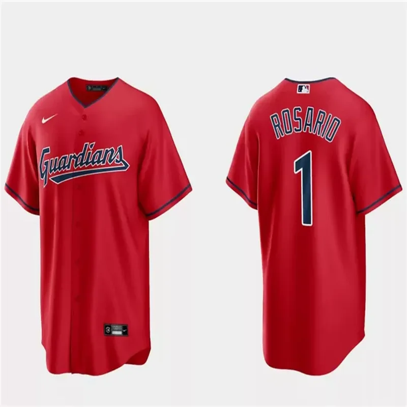 Cleveland Guardians #11 Jose Ram韗ez White Baseball jersey - Image 4