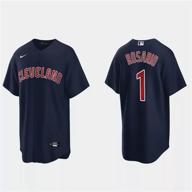 Cleveland Guardians #11 Jose Ram韗ez White Baseball jersey - Image 5