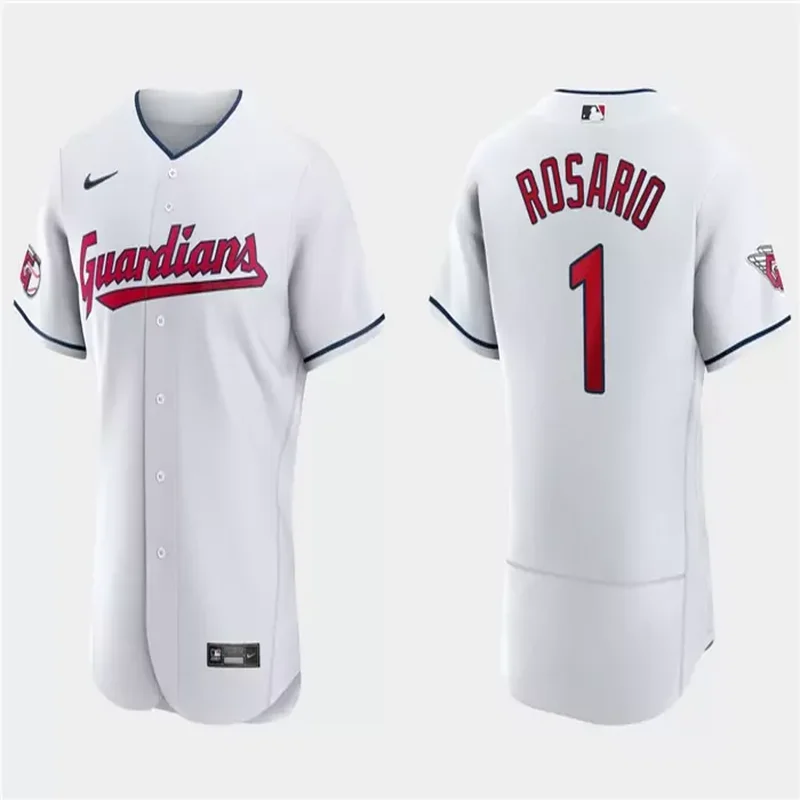 Cleveland Guardians #1 Amed Rosario Baseball jersey