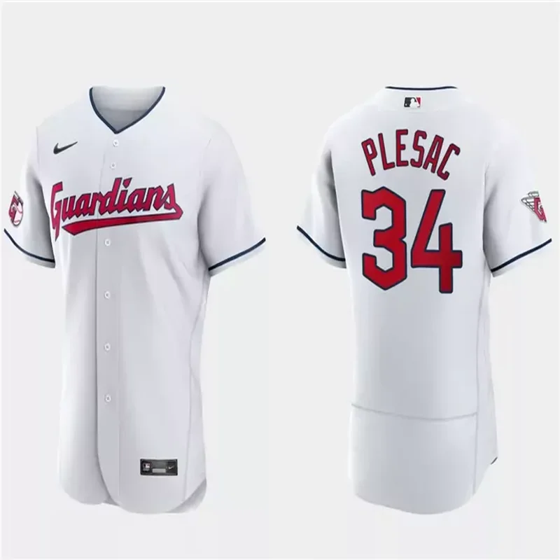 Cleveland Guardians #34 Zach Plesac Baseball jersey - Image 2